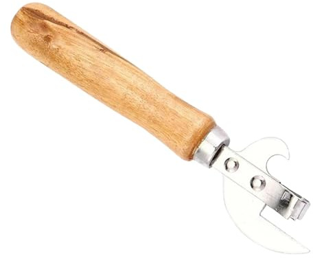 Abrelatas Manual Rotativo Abrefrascos Manual Con Mango De Madera Para