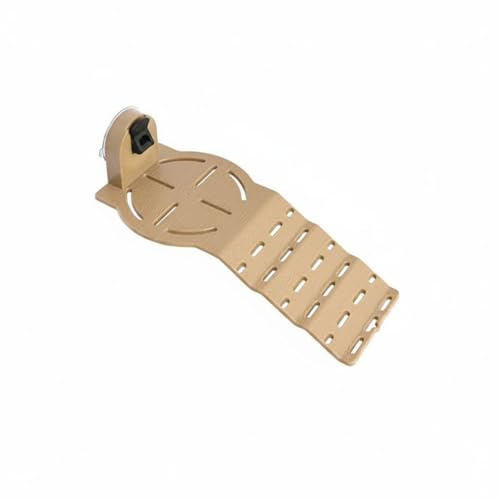 kowaku Plateforme de Baignade pour Rampe Escalade Îlot d'Astreinte Terrasse d'Ensoleillement Ventouses Résistantes Texture Pierre Adaptée aux Reptiles, Bois, Petit