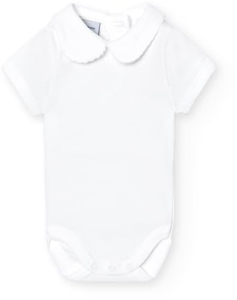 BABIDU Unisex Baby Baby-Body-1192 Body, Weiß, 18–24 Monate