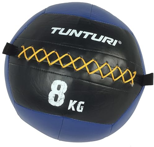Tunturi Unisex vuxen funktionell fitness väggboll - Slam Ball 8 kg blå - blå, 1