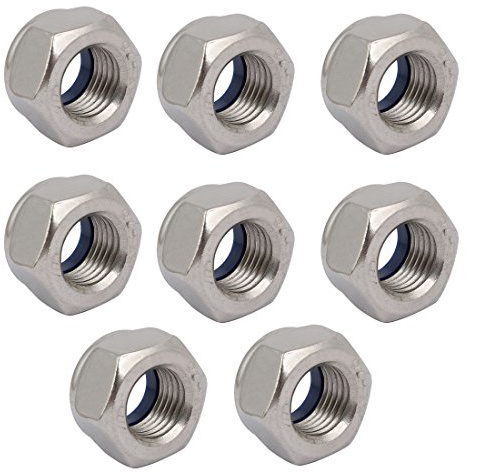 sourcing map 8pcs Sechskantmutter M14 x 1.5mm Neigung Metrisch Fein Schnur 304 Edelstahl DE de