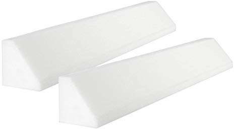 PEKITAS Bettgitter Sicherheitsgeländer Schaumstoff Rausfallschutz Babys Kinder Länge 120 cm Montessori-Betten Packung it 2 Stück Weiß