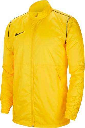 Nike Chaqueta impermeable unisex para niños Park20, Unisex niños, Chaqueta para lluvia, BV6904-719, Tour Yellow/Black/(Black), S