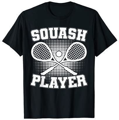 Squashspieler Squashschläger Squash T-Shirt