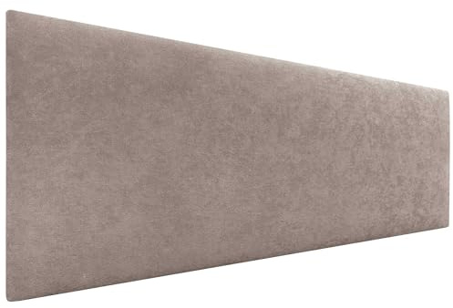 DHOME Kopfteil aus Kunstleder oder Stoff AQUALINE - Glatt Mit Beinen, Gepolstert, Luxusbett (Stoff Terrain, 150cm für Betten 150/160)