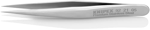 KNIPEX Mini-Präzisionspinzette Mattiert Glatt 70 mm, 92 21 05