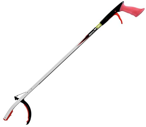 The Helping Hand Company Litter Picker PRO Gel Litter Grabber 33”/85cm, Heavy Duty Litter Picker with Comfortable Grip Gel Handle, Rubbish Picker Grabber, Garden Grabber, Litter Grabber for Adults