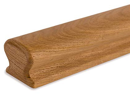 Main courante chêne laqué - 55x50mm - Omega (100 cm)