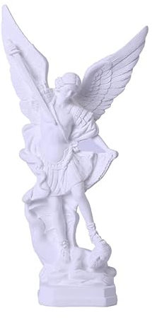 Erzengel, religiöse Skulptur, besiegende Harzstatue, Sammlerstück, Engelsfigur für Zuhause, Büro, Dekoration, Engelskulptur