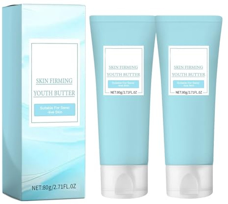 Luxelift Skin Firming Youth Butter,80g*2 Firming Body Cream for Loose Skin,luxilift Body Butter for Anti-Aging,Tightening,Wrinkles Improvement and Reduce Dry Skin