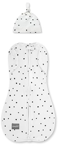 Sleepee Second Step Swaddle – Übergangsschlafsack für Babys 6,5–9 kg, weiche Baumwolle, abnehmbare Ärmel, Oeko-Tex Zertifiziert für sicheren Babyschlaf