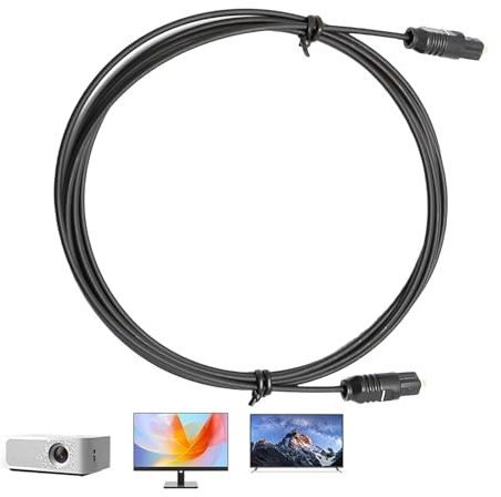 Câble audio optique pour barre de son, câble à fibre optique, Câble audio à fibre optique, Câble à Fiber optique de 1.5m, câble de haut-parleur Audio en métal pour Home cinéma, barre de son, télévisio