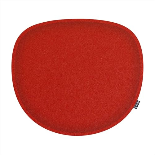 Feltd. Filz-Sitzkissen kompatibel mit Hay - Neu Chair 13, Berry | Größe 40 × 37 cm; gepolstert; mit Antirutschbeschichtung