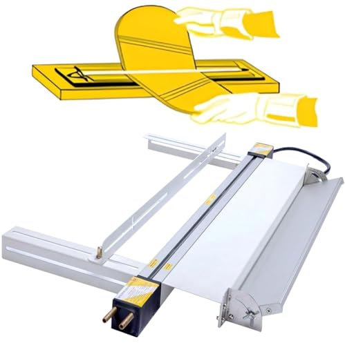 Plieuse De Chauffage Acrylique, Plieuse D'Angle, Plieuse Manuelle De Bande De PVC, éPaisseur De Chauffage 1 MM-6 MM Pour La Fabrication De Panneaux D'IngéNierie De DéCoration,30CM