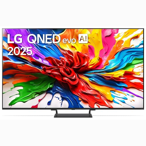 LG 75QNED93A6A - TV 75, 4K QNED EVO, Smart TV, WebOS 25, Procesador Potente e Inteligente, MiniLED AI, Super Upscaling, Dolby Vision y Atmos, Alexa/Google Assistant, Negro