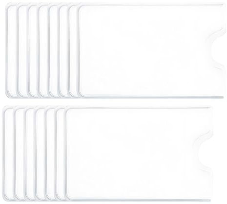 15 Stück Transparente Kartenhülle Set,Mehrzweck Kartenschutz Card Sleeves Ausweishülle Kreditkartenhülle,Scheckkartenhülle Kartenschutzhülle für Ausweis Kartenhüllen für ihre Geldbörs