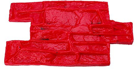 GBSONGJIN Gehwegplatten Beton,Betonform Garden House Decor Texture Wand Floors Moulds Polyurethan-Formen for Beton Zement Gips Briefmarken Modell-Formen Gummiformen