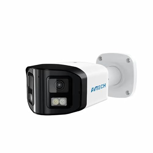 Avtech 635211 Telecamera IP Motorizzata Bullet IR H.265 da 8MP IP67 Rilevamento Basato su AI, DGM8707DGAT Bianco