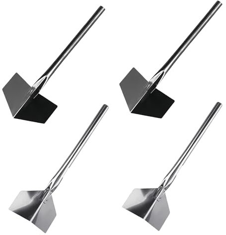 4 Pcs Inside & Outside Corner Trowels, plastering Trowel，Stainless Steel Plastering Tools for Drywall Corner Shaping & Building Projects