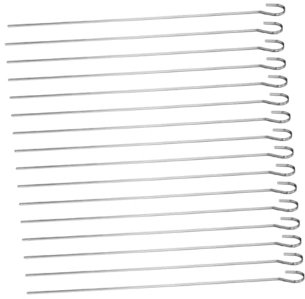 Gatuida 16pièces Lot De Brochettes Pour Barbecue Brochettes Turques Plates Antirouille De Viande Pour Grillades