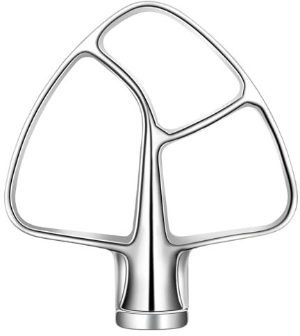 Frusta piatta per 4.5-5QT K45SS KSM150 KSM152 KSM165 Tilt-Stand Mixer Allegati Paddle Cucina Cottura Pasticceria Frullatore Piatto Parti Portatili-accessori di ricambio per smerigliatrice