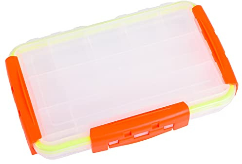 BUBEFSKD Caja De Aparejos Pesca Organizadores Cebos Impermeables Señuelo Almacenamiento Protector con Divisores Ajustables Organizadores Compartimentos Grandes Impermeables Señuelos Peces Cebos