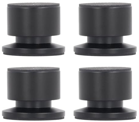 Keenso Speaker Isolation Spikes Pad Effective Shock Absorber Isolation Pucks for Turntable Amp CD DAC Recorder