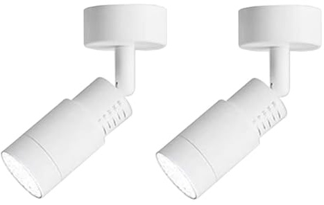 Janasiba Atmosfera Spotlight LED Zoom 3 – 60 gradi, focus angolare regolabile, mini lampada da soffitto