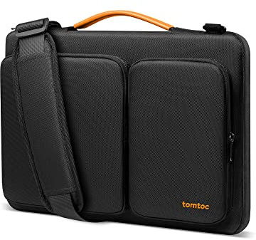 tomtoc 360° Laptoptasche 15 Zoll für MacBook Air M5/M4/M3/M2 2026-2023 | Kompatibel mit MacBook Air 15 Zoll & Surface Laptop 7/6/5/4, Wasserabweisende Notebooktasche für Ladegerät, Maus & Zubehör