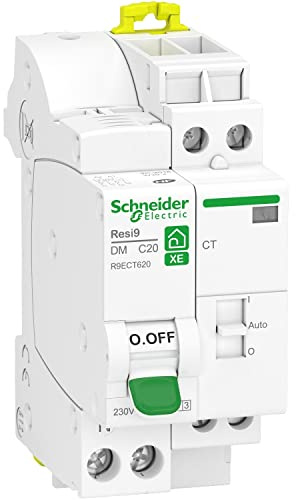 Schneider Electric - Resi9 XE - combiné disj+contacteur - 1P+N - 20A - courbe C - embrochable - R9ECT620