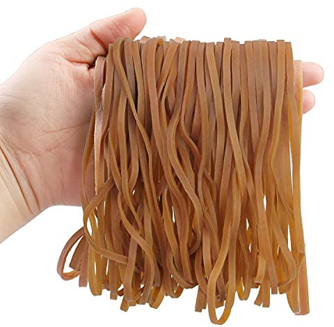 50 Pcs Large Elastic Bands, Large Rubber Elastic Bands, Strong Thick Elastic Rubber Bands Set for Home School Office Bank Supplies