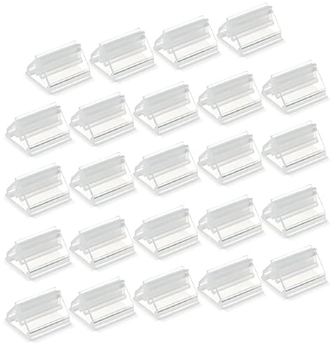 Maitys 24 Pcs Board Game Pieces Card Stands Plastic Holders, Transparent