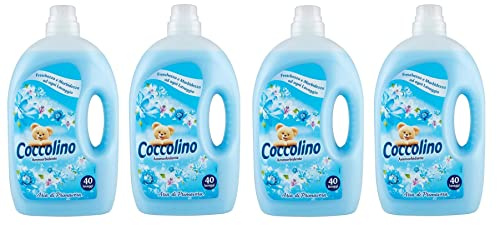 4x Coccolino Ammorbidente Diluito Aria di Primavera Verdünnter Weichspüler Frühlingsluft 40 Wäschen 3Lt
