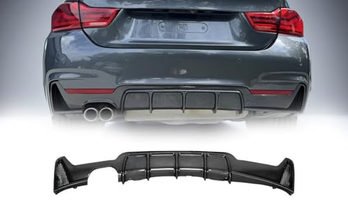 MpTuned BMW F32 F33 F36 Diffusor Carbon Optik für 4er 2014-2019 420 428 430 Heckdiffusor