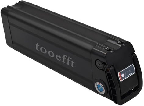 tooeft Batterie au Lithium 48V 13Ah 15Ah 20Ah pour vélo électrique Compatible avec JINGHMA R8 BURCHDA R8S Pro R8PRO Ebike - Batteries Silver Fish (L425mm 48V 13Ah)