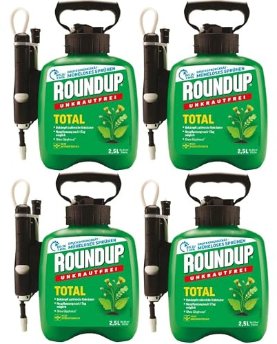 4 X 2,5L Roundup®Unkrautfrei Total
