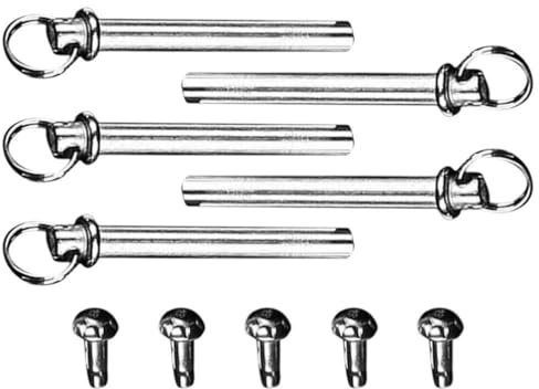 jojofuny Handheld Fan Fasteners: Folding Fan Shaft Rivets And Nuts, 5 Sets Hand Fan Accessories, Handheld Fans Central Rotating Shaft Replacement for Foldable Fan, Bamboo Fans