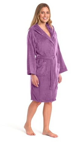 Caleffi - Accappatoio Ragazzo - Accappatoio Bambina – Realizzato in Spugna con Cappuccio, Cintura e Tasche – Ideale per Casa, Piscina o Spiaggia