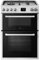New World NWDO60DFS 60cm Freestanding Dual Fuel Cooker - Silver (White)