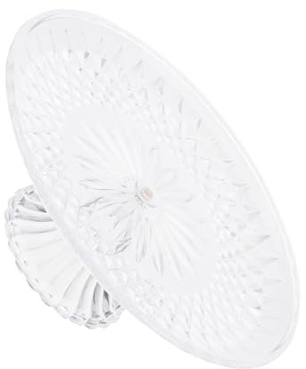 MAGICLULU 25 Cm Großer Obstteller Aus Acryl Abnehmbares Design Leicht Zu Tragen Geeignet Für Partys Und Hochzeiten