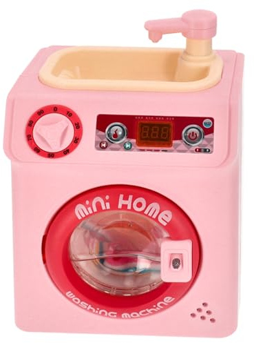 sarcia.eu Lavadora de Juguete Interactivo, máquina para bebés, Tambor MÓVIL, LUZ, Sonido, Agua 3+ (Lavadora B)