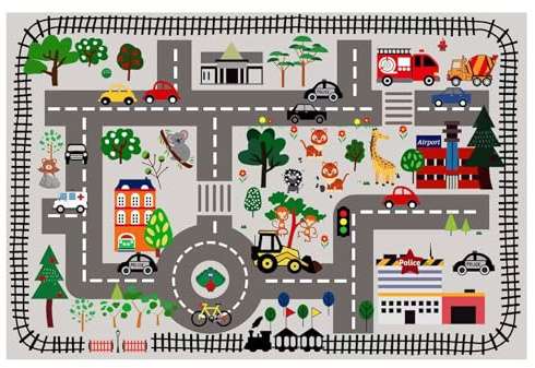 Tappetino per bambini, giochi sensoriali per bambini, grande tappeto per gattonare attività per bambini, giochi al coperto, casa e viaggi, giocattoli educativi