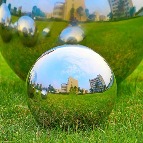 Floating Garden Balls For Decorative Stainless Steel Spheres for Ponds and Fountains (51MM)