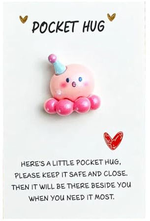 Animal Pocket Hugs Friendship Gifts for Women Pick Me Up Gifts Thinking of You Cheer Up Gifts for Women Friends