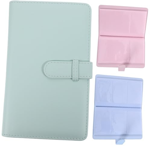 Operitacx 3piezas Álbum De Fotos De Soporte Para Tarjetas Soporte Para Fotos Para Colección
