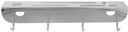 Angoily Portacoltelli da parete: portacoltelli da parete per utensili - portautensili da cucina per coltelli e utensili - portaposate sospeso con 4 ganci per riporre gli