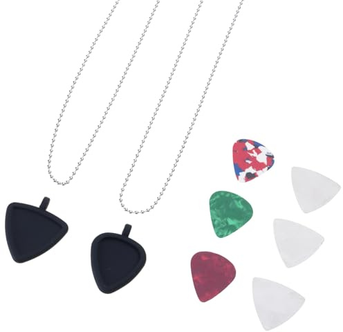 Gitarrenzubehör, Halskette, Musikschmuck, Mode-Plektrum für Musiker, anpassbares Schmuck-Plektrum