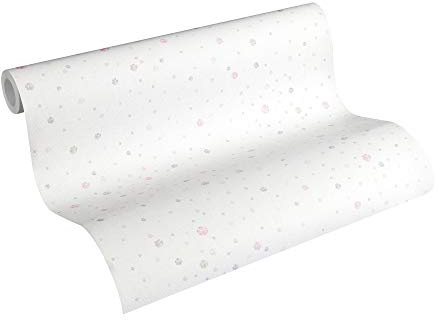 A.S. Création PVC-freie Vliestapete Little Stars Tapete 10,05 m x 0,53 m bunt Made in Germany 358551 35855-1