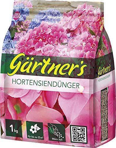 Gärtner´s Hortensiendünger, NPK 8+3+5 (+2) organisch-mineralisch, 1kg