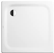 Kaldewei Piatto doccia Superplan modello 386-2 80 × 80 cm in bianco alpino con antiscivolo completo con supporto vasca
